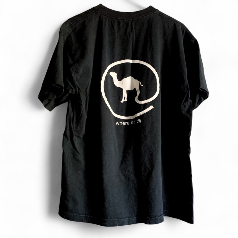 1990’s VTG Joe Camel T-Shirt Mens XL 46-48 Black Cigarette Ad Heavyweight